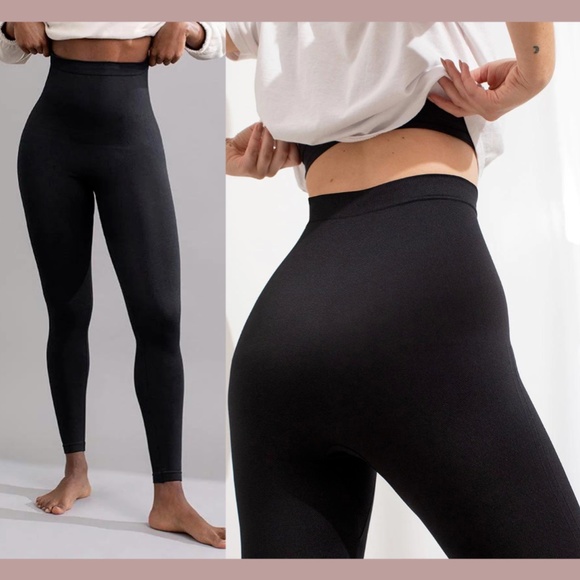 NEW $60‎ Shapermint Empetua [ XL ] High Waisted Shaping Leggings Black - Picture 2 of 13